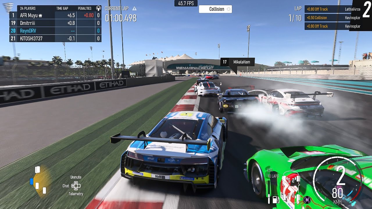 From Traffic Hell to an Epic Battle with the Audi R8 LMS GT3 at Yas Marina (Forza Motorsport)