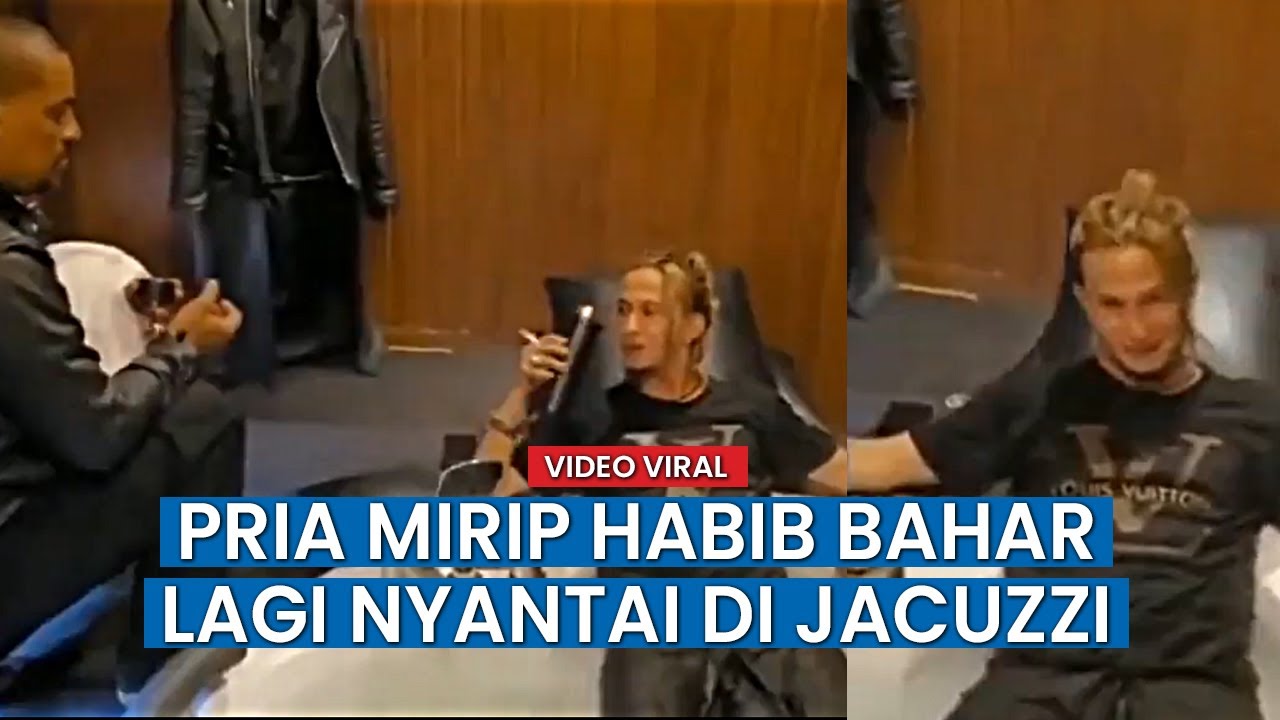 Viral! Video Diduga Mirip Habib Bahar Berendam di Jacuzzi Sambil Merokok
