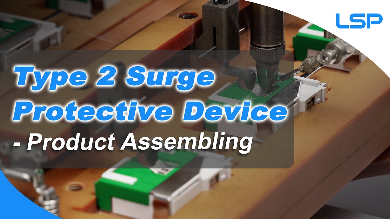 AC Type 2 Surge Protective Device SPD assembling