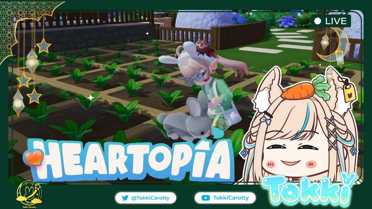 🥕 [  HEARTOPIA ] Bangun Rumah sampe event Rainbow? #part32  #heartopia   🥕