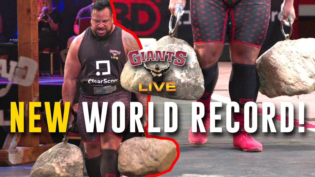 GIANT Stone Carry Record SMASHED in London! | The Strongman Classic 2023