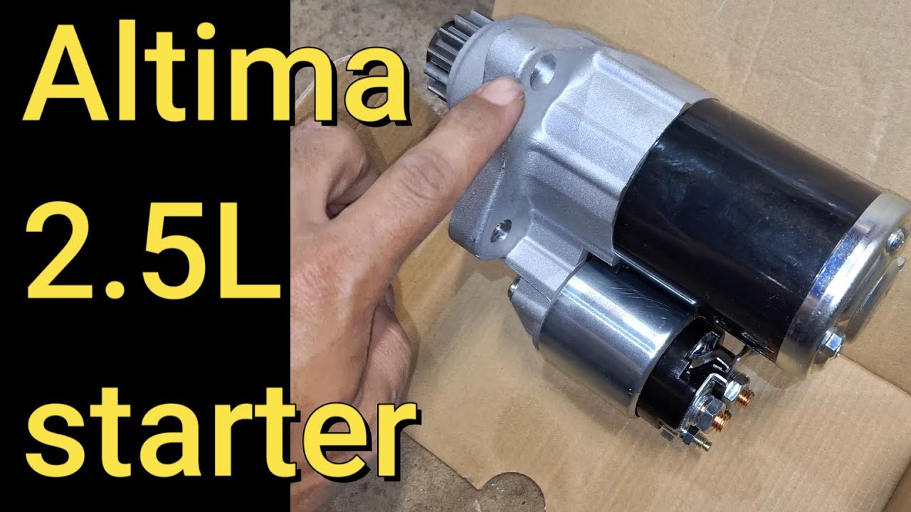 2013 - 2018 nissan altima starter 2.5L