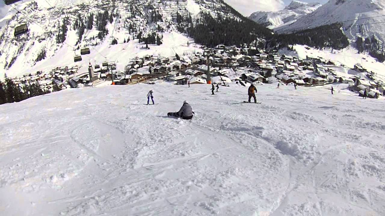 St. Anton, taking the beginners around