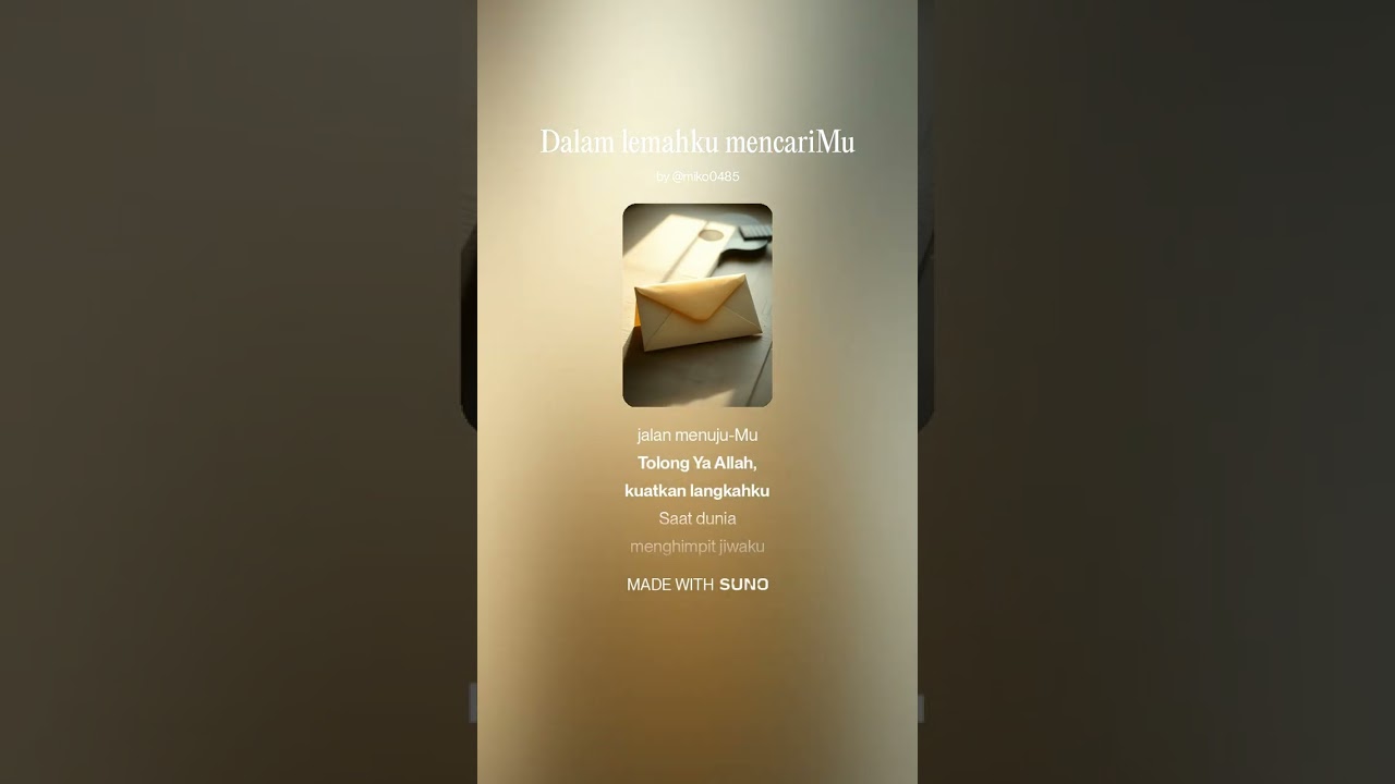 Dalam Lemahku MencariMu