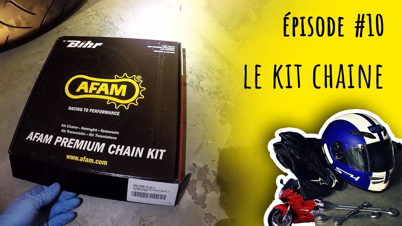 #10 Kit Chaine - Easy Riv AFAM - Comet 650 GTR Hyosung