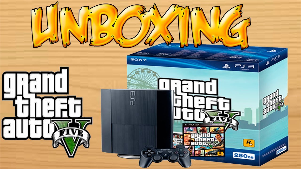 Unboxing PS3 SuperSlim Edicion Grand Theft Auto V 250GB