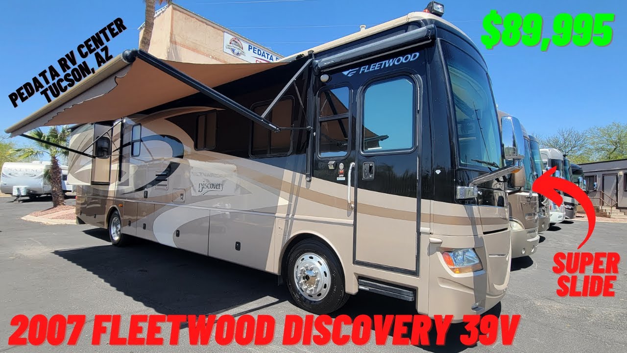 SOLD! 2007 Fleetwood Discovery 39V Video Walkthrough! Full Body Super Slide! Only 27k Miles for $90k