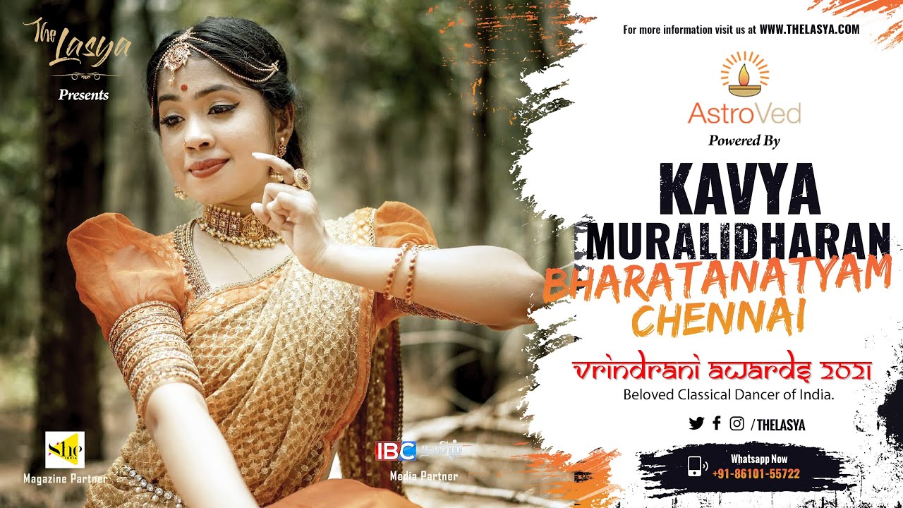 Vrindrani Awards - @Kavyamuralidaran.dance12  | The Lasya | Bharatanatyam