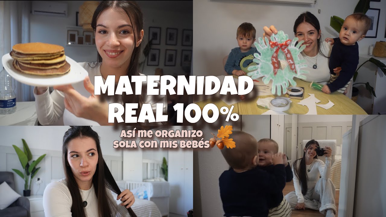LAS DOS CARAS DE LA MATERNIDAD REAL✨ As&iacute; me organizo sola con dos bebes🏡🤱🏻👶🏻