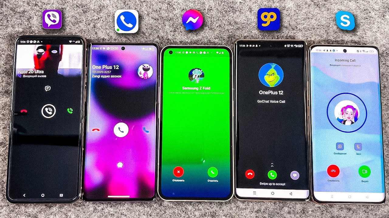 Viber, FM, Skype, Zangi, GoChat Moto Razr 50U + Blackview A200 + Nothing 1 + Infinix Z30 + Realme 11