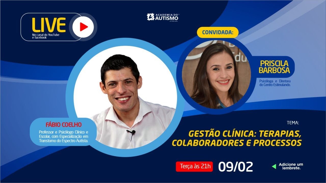 Gestão clínica: terapias, colaboradores e processos.|Part: Priscila Barbosa.