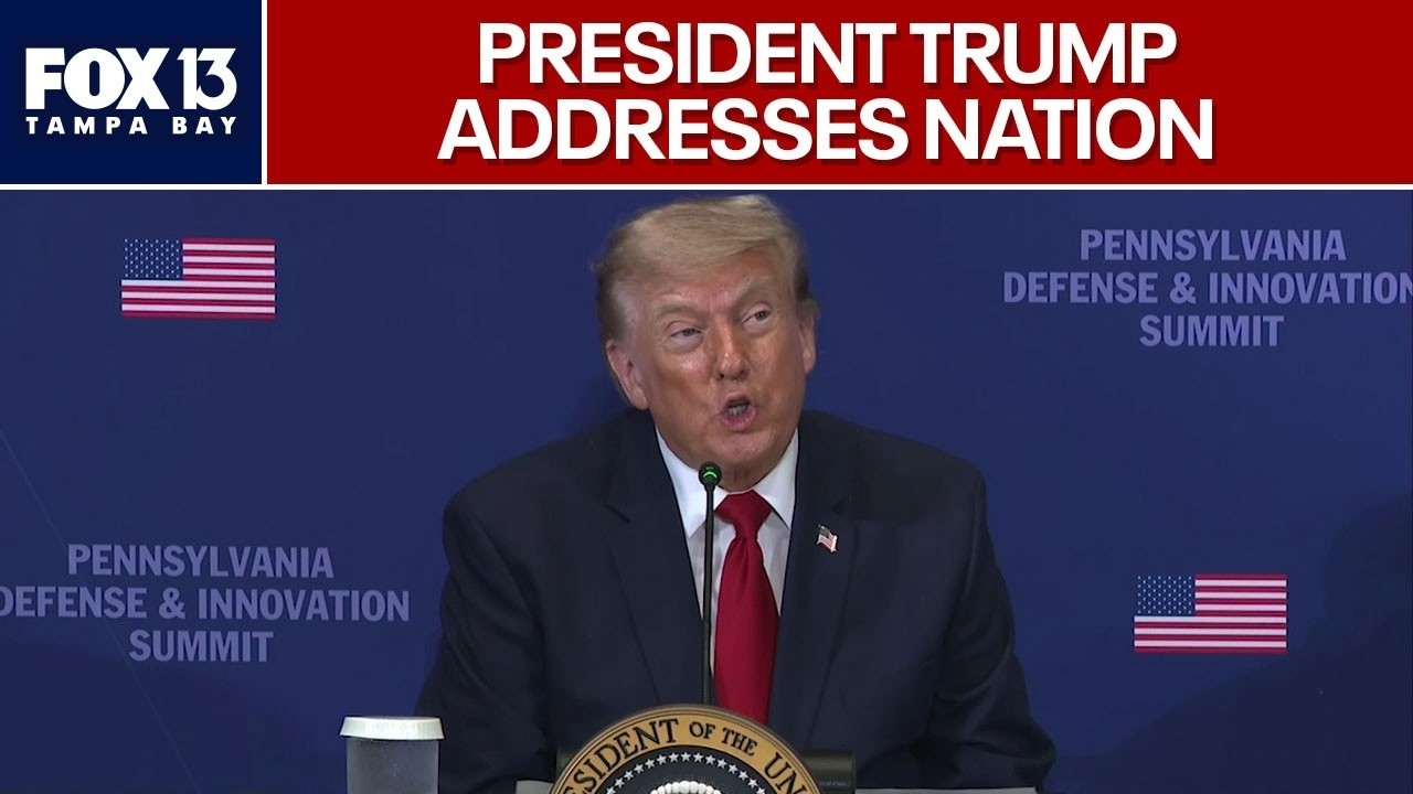 В ПРЯМОМ ЭФИРЕ: Президент Дональд Трамп обращается к нации