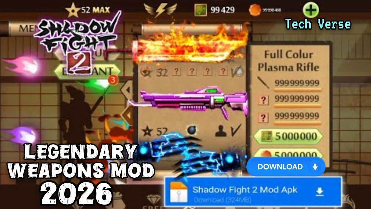 HOW TO DOWNLOAD SHADOW FIGHT 2 LEGENDARY WEAPONS MOD IN 2026