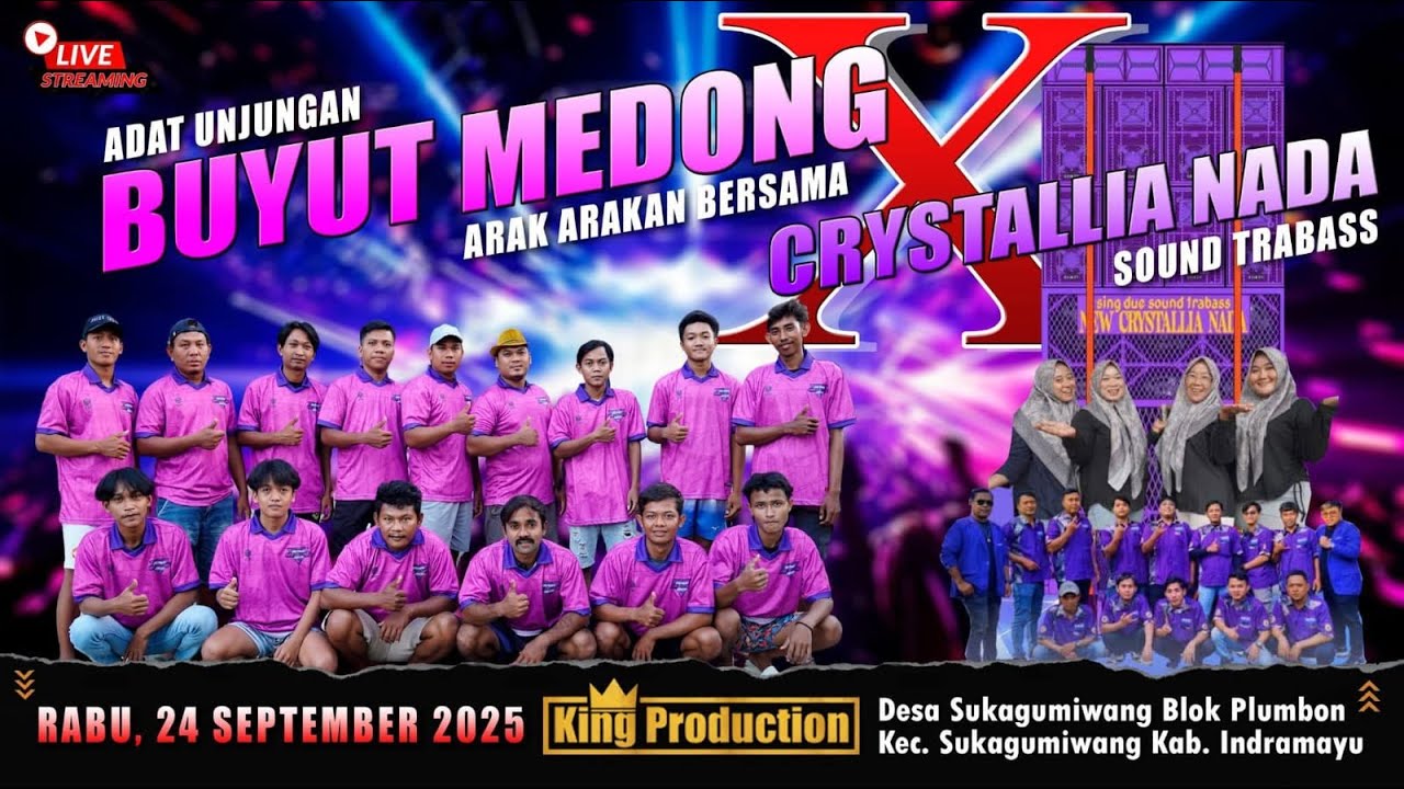 LIVE PESTA KEMBANG API NEW CRYSTALLIA NADA DALAM RANGKA UJUNGAN MBAH BUYUT MEDONG DS. SUKAGUMIWANG