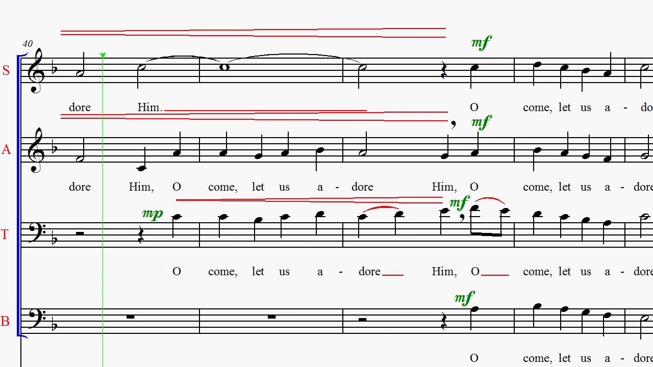 O Come, All Ye Faithful, Forrest - Soprano Practice Track