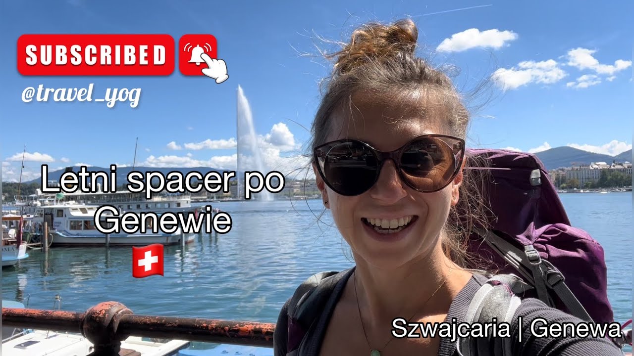 Dzień ze mną, czyli letni spacer po Genewie | Genewa, Szwajcaria 🇨🇭
