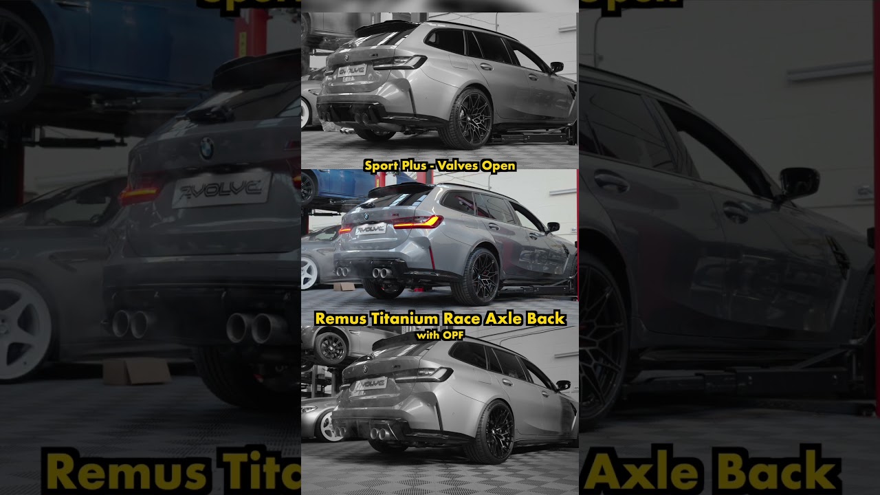 G81 M3 Exhaust Sound! Stock vs Remus Titanium Race Axle Back Vs OPF Back - Which would you have?