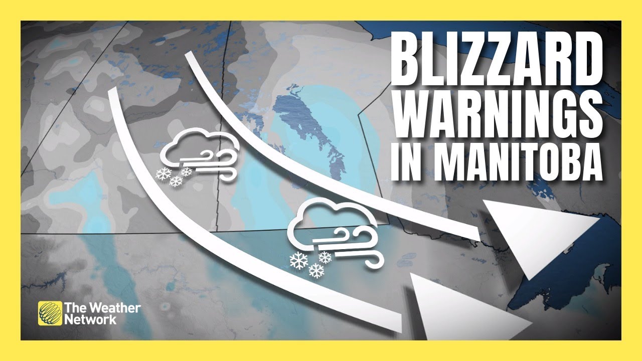 Blizzard Warning Issued for Southern Manitoba | #forecast
