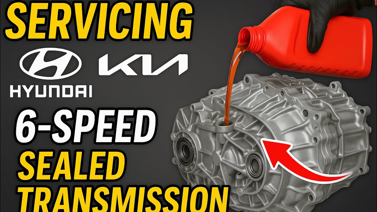 Hyundai/Kia 6 speed automatic “sealed” transmission fluid service and level adjustment