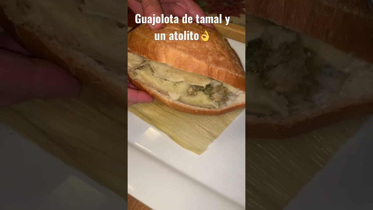 Una Guajolota de tamal y un atolito&hellip;.feliz noche!!!