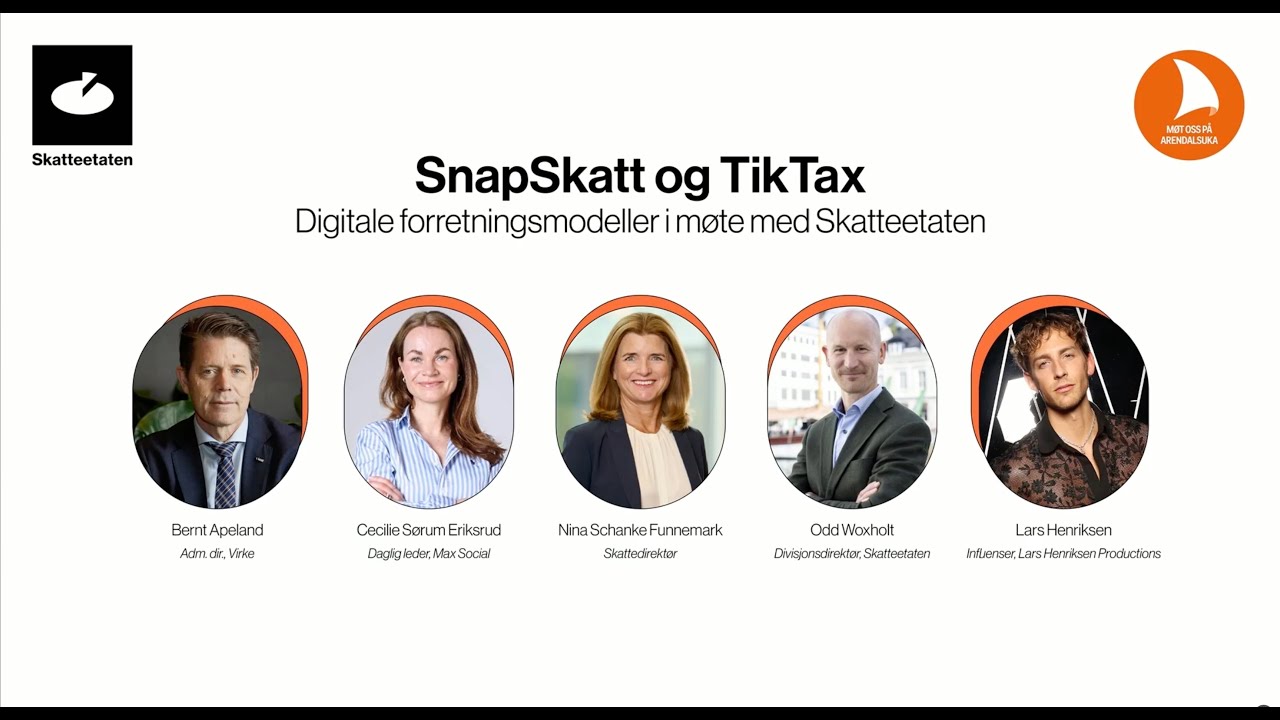 Snapskatt og Tiktax - digitale forretningsmodeller i møte med skatteetaten