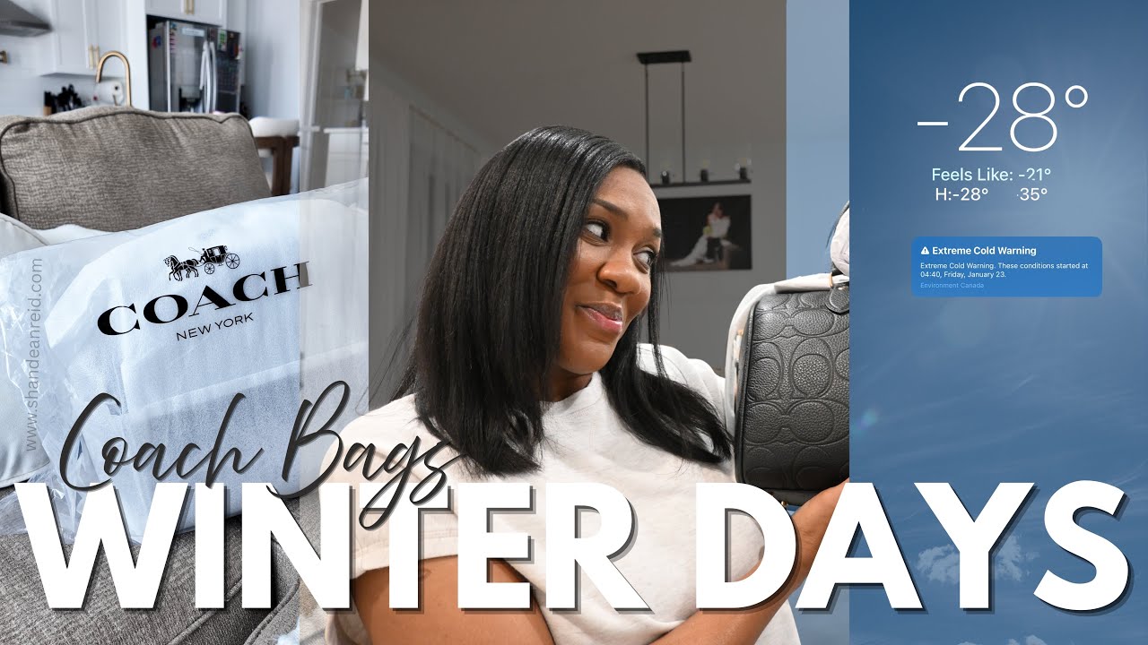 Cold Days, Errands & Small Luxuries | Coach Bag Reveal