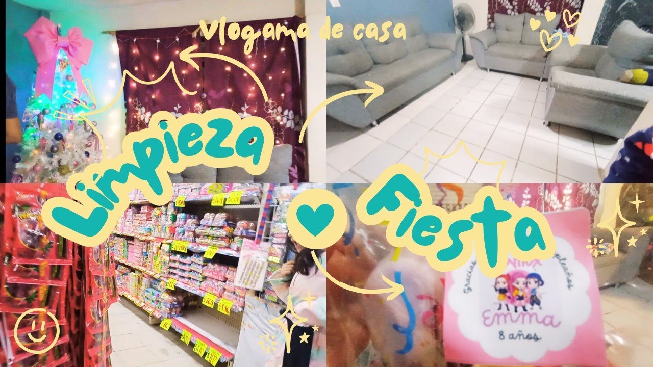 “Así empezamos el año ✨ Limpieza del hogar y fiesta infantil | Vlog ama de casa”