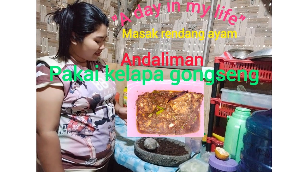 MASAK AYAM RENDANG PAKAI ANDALIMAN ALA ALA SRI CHANNEL💕
