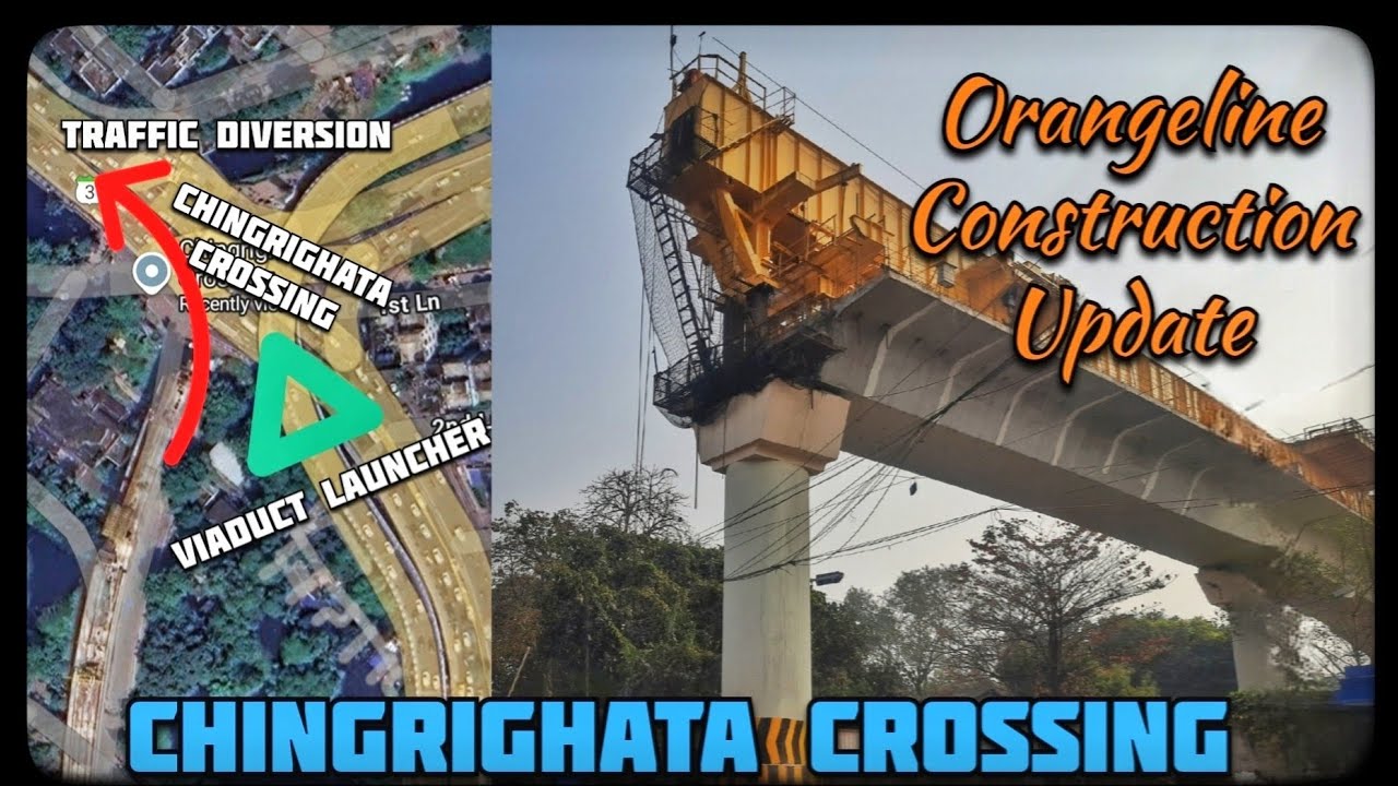 Chingrighata Crossing Latest Update January 26. Alternate route for traffic diversion .