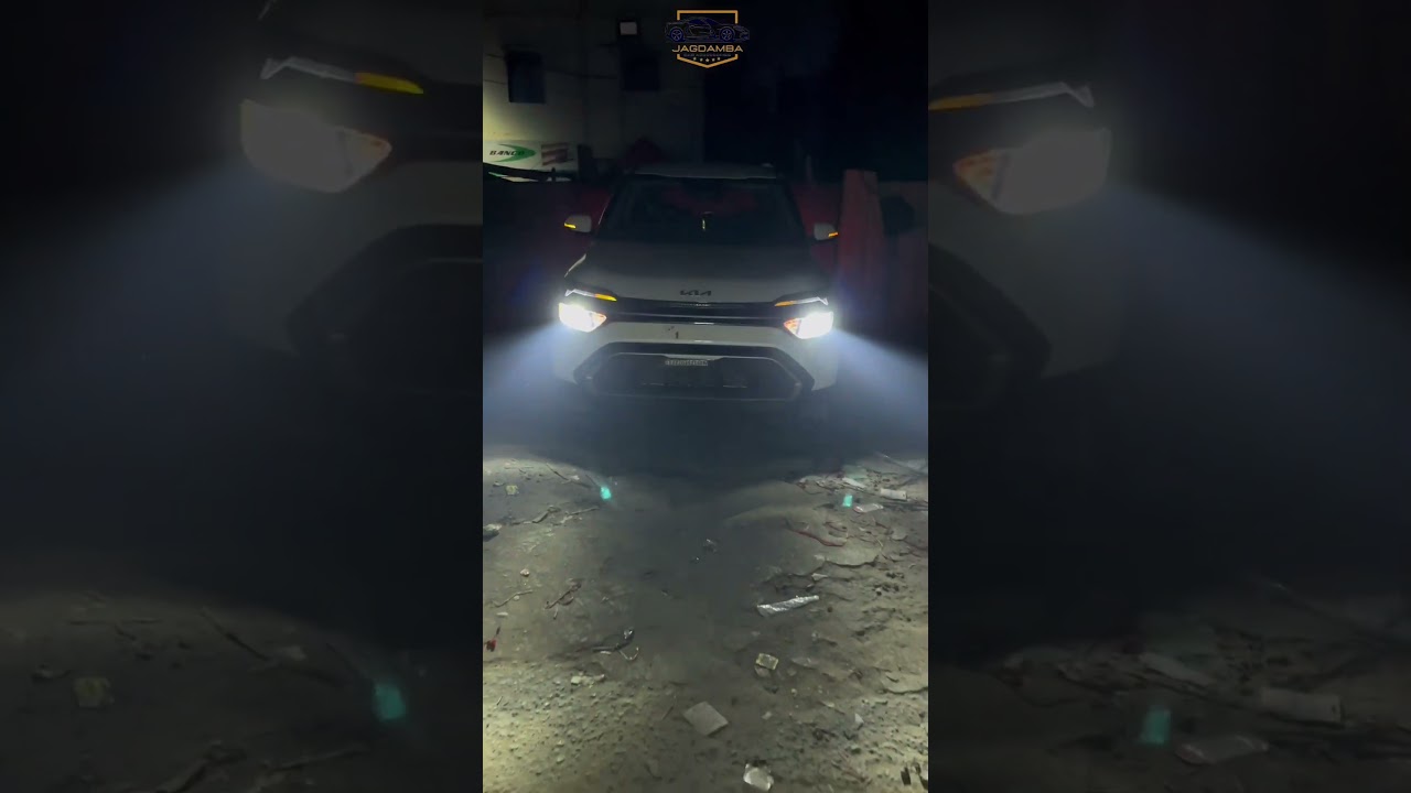 CARENS DRL & HEADLIGHT PROJECTOR INSTALL @shriadtshaktimaajagdambasi4041 #shorts #kiacarens #cars