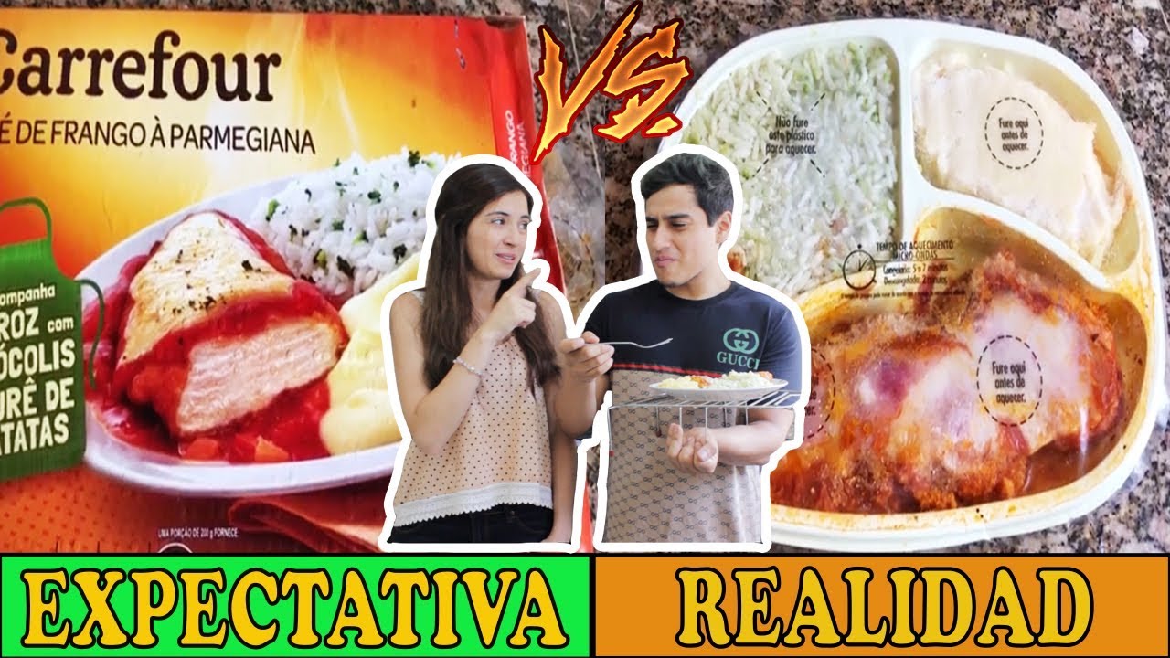 EXPECTATIVA VS REALIDAD : COMIDA CONGELADA !!! | DesbalanceAdos