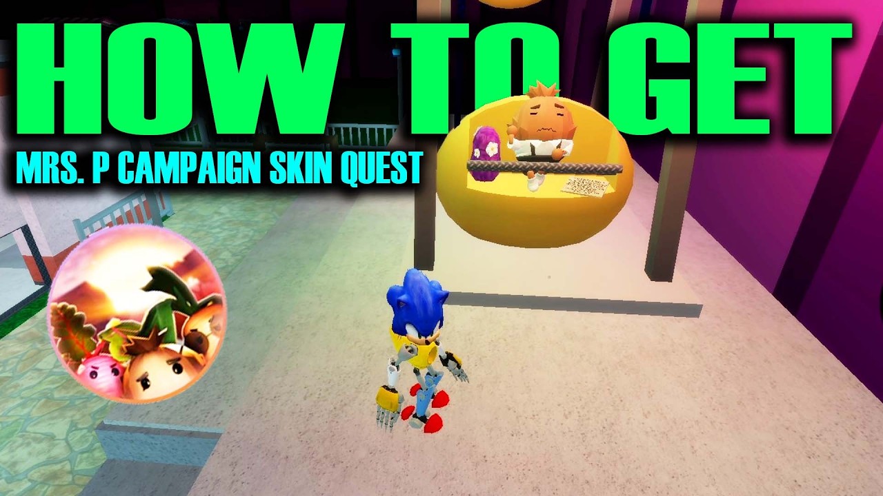 How To Get Mrs. P Campaign Skin Quest in Roblox Piggy