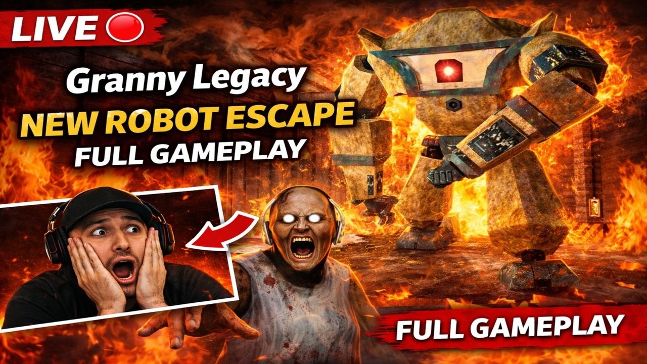 LIVE 🔴 Granny | New Robot Escape | Full Gameplay