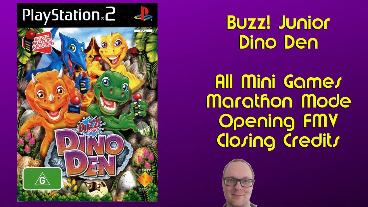 Buzz Junior Dino Den - Full Game Playthrough | Hard AI | PS2 | Party