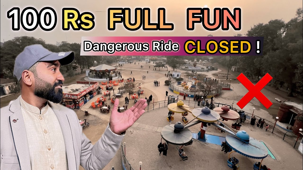 Gulshan-e-Iqbal Park Vlog 🎢 | All Rides Enjoyed | Dangerous Ride Sealed 😱 | Full Update