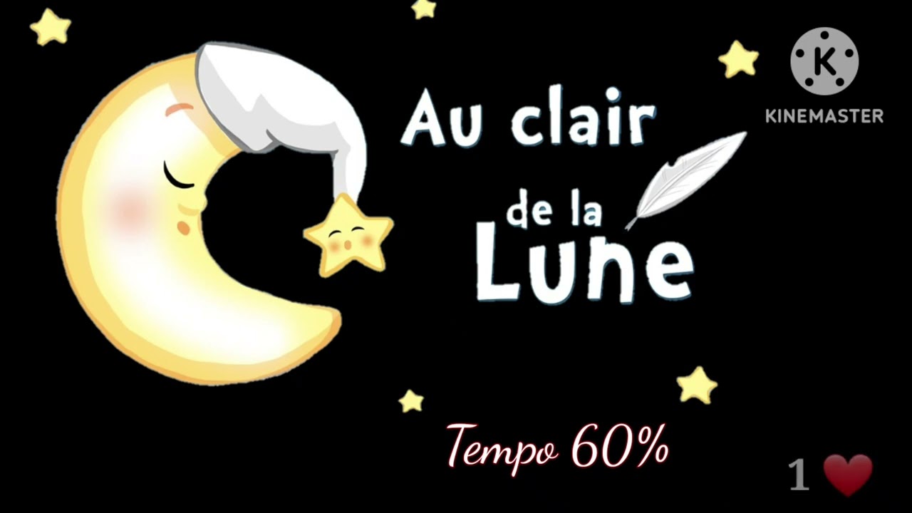 Au clair de la Lune (60%) - Backing track