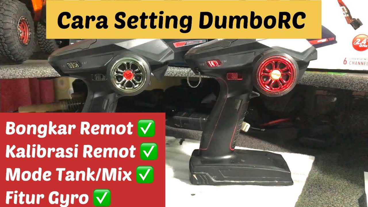 Cara Kalibrasi Dan Setting Remot DumboRC Sejenisnya