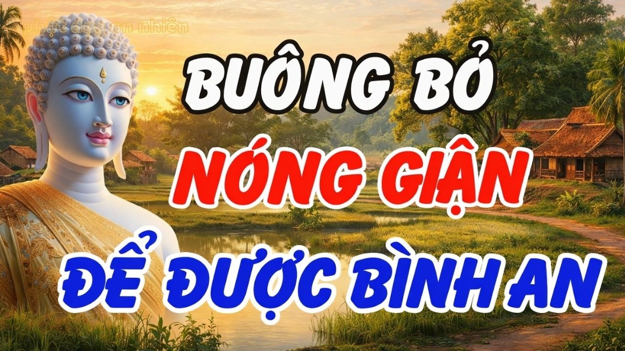Buông Bỏ Để Bình An: Lời Phật Dạy Giúp Vượt Qua Nóng Giận, Tìm Lại Tĩnh Lặng Nội Tâm