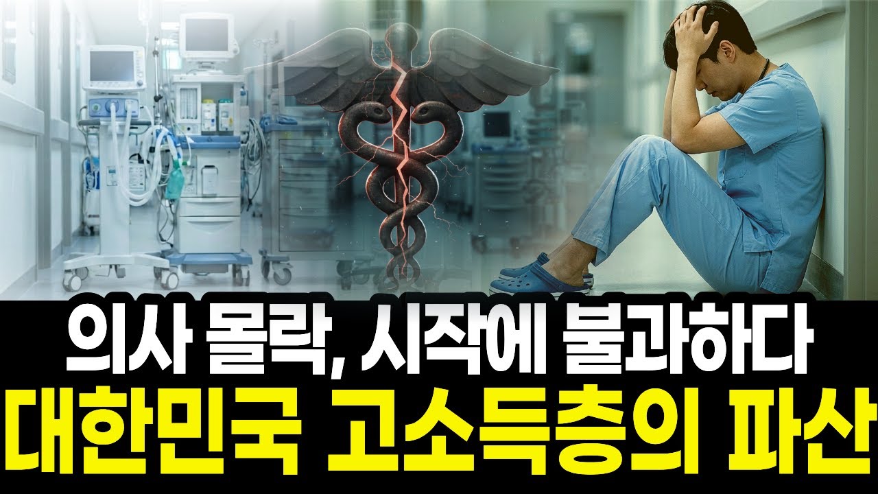 의사 몰락이 예고하는 대한민국 고소득층 파산의 실체 | 면허는 왜 족쇄가 되었나