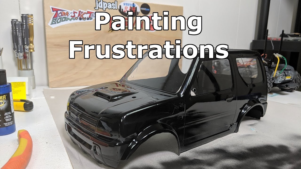 Tamiya Suzuki Jimny Build Part 4: Painting Frustrations