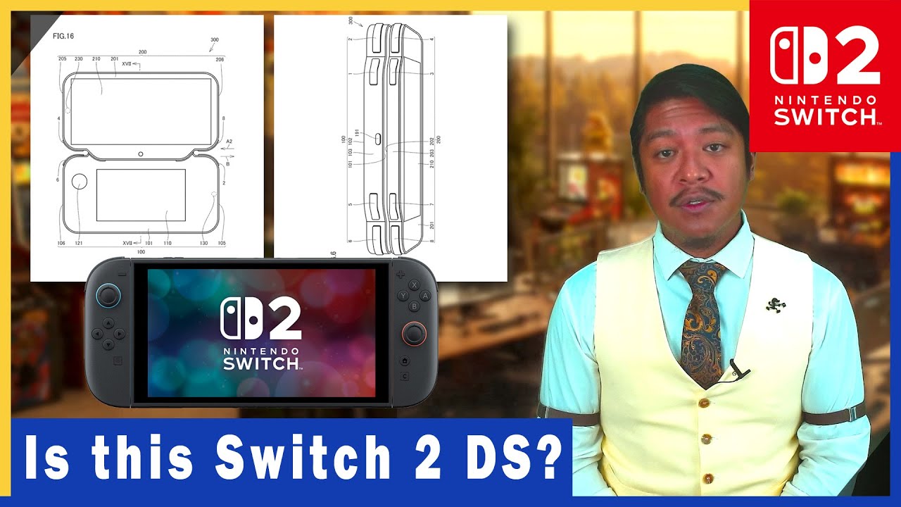 Game Dev explains Nintendo's Dual Screen Switch 2 PATENT UPDATE
