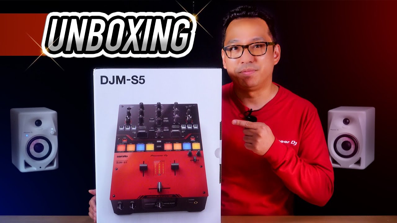 UNBOXING the DJM-S5 2-channel scratch-style mixer