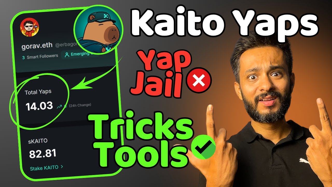 Kaito Yaps | How I earned 14 Yaps on Kaito After Yap Jail | Kaito Tips to Earn Mindshare and Yaps