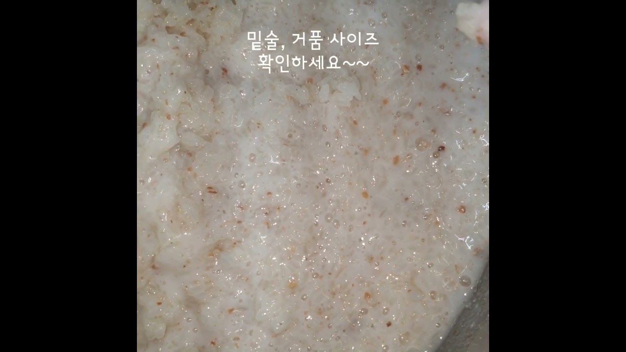 전통주 / 죽밑술에 고두밥넣기 / 석탄주 / 부드러운술 빚기 (느린토끼의 발효공간)