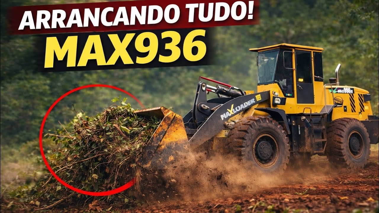 MAXLOADER 936  NAS LIMPEZA DE ÁREA!