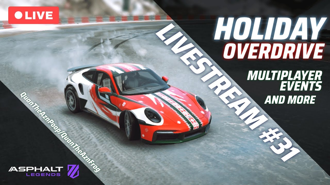 [LIVE🔴] Asphalt Legends LIVESTREAM #31 - CHRISTMAS STREAM