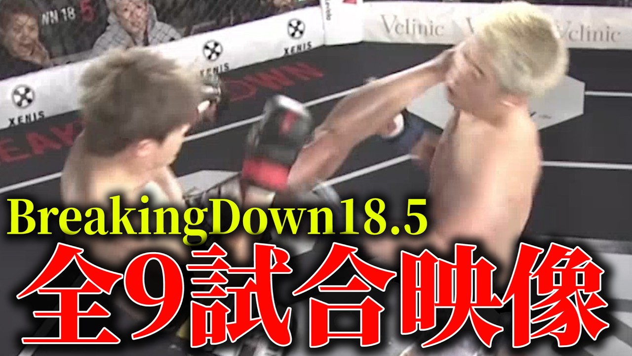 ブレイキングダウン18.5 全試合映像公開 【BreakingDown18.5】【朝倉未来】