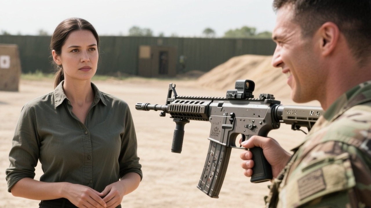 A SEAL Offered His Rifle as a Joke—What She Did Next Seemed Impossible