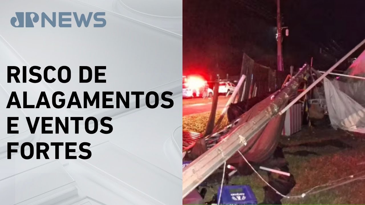 Defesa Civil alerta S&atilde;o Paulo para nova frente fria com temporais e raios