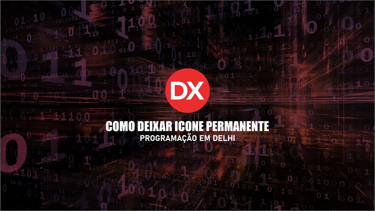 Como deixar o ícone de seus software visível permanente #delphi #programação #software